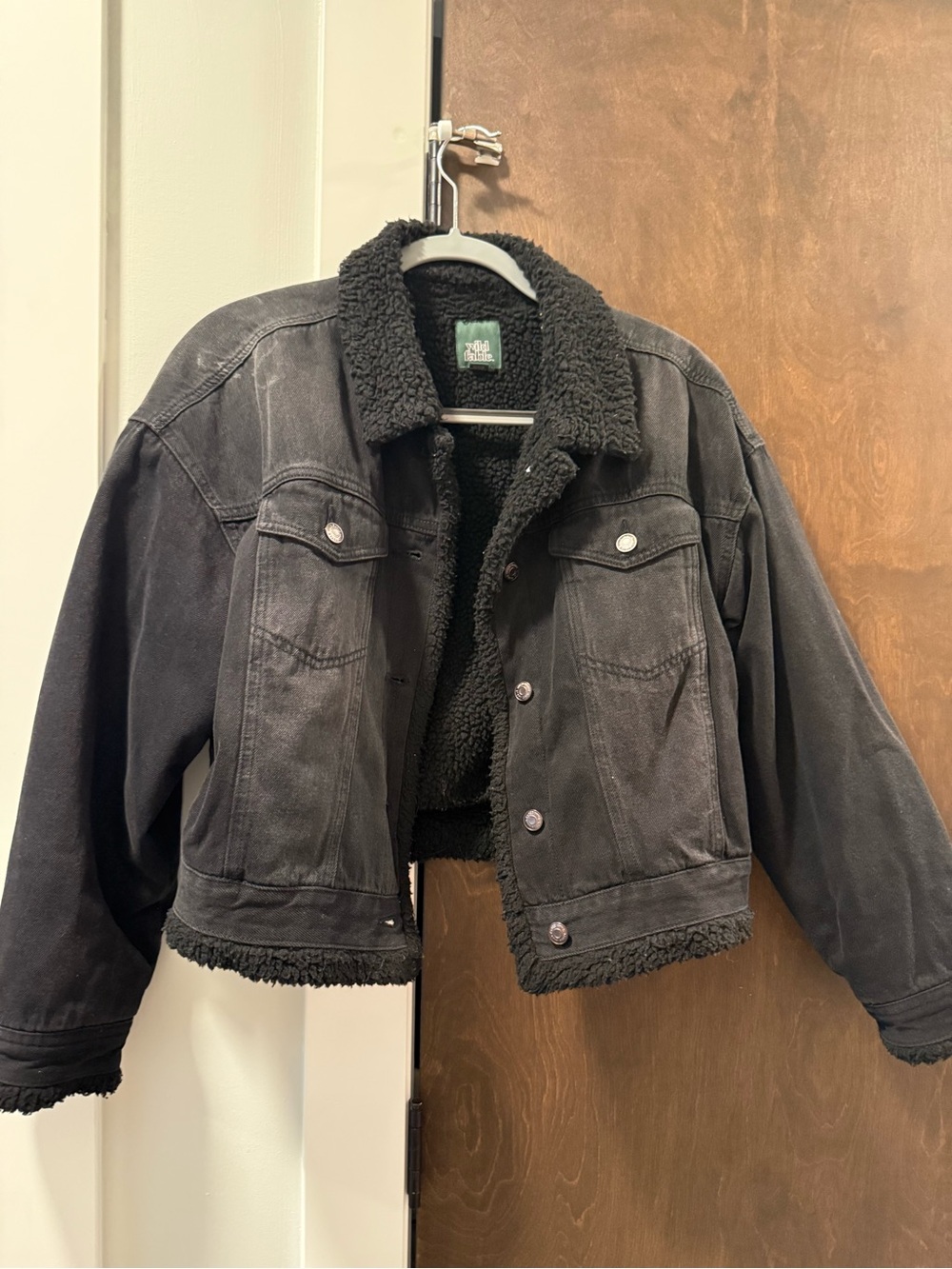 wild fable Black Sherpa Jacket